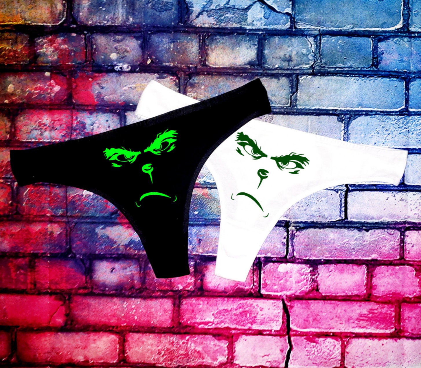 Grinch Gone Wild: Spreading Mischief with a Playful Grinch Thong